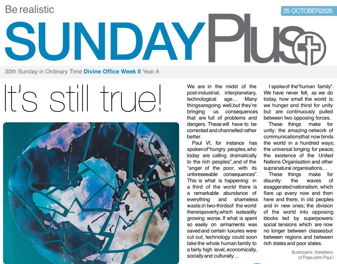 Sunday Plus Picture 25 10 2026